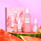Glow Recipe Dewy Skin Goals Holiday Kit - Watermelon Glow Niacinamide Dew Drops, PHA+AHA Pore-Tight Toner & Pink Juice Face Moisturizer (3-Pc)