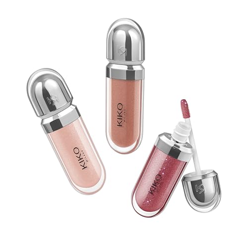 KIKO Milano Glossy Lip Set 03: 3D Volume & Hydration