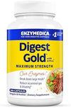 Enzymedica Digest Gold with ATPro - Digestive Support - 180 Capsules
