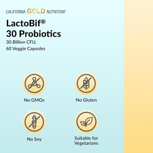LactoBif® 30 Probiotics - 30 Billion CFU Veggie Capsules (60 Count)