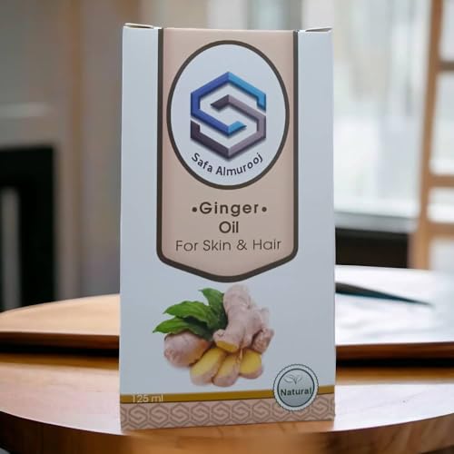 Safa Almurooj Ginger Infused Elixir for Skin and Hair - 125ml Natural Radiance and Vitality Treatment
