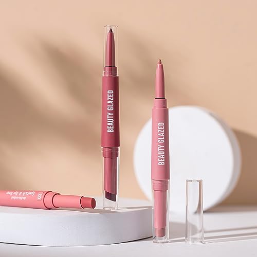 MYUANGO Matte Velvet Lipstick + Lip Liner 2 in 1 | Long-Lasting Vegan Lip Makeup Kit