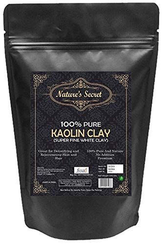 Nature's Secret Kaolin Clay Brightening Mask - Detoxifying Face Treatment