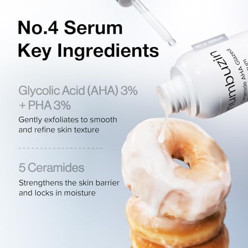 numbuzin No.4 Serum – Ceramide AHA Glazed Skin Prep Serum for Exfoliation & Barrier Repair