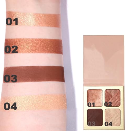 4-Color Sculpting Palette | Contour, Highlighter & Blush Makeup