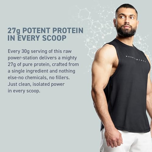 MuscleBlaze Whey Isolate 2000g (4.4 lb) - Unflavored Premium Protein