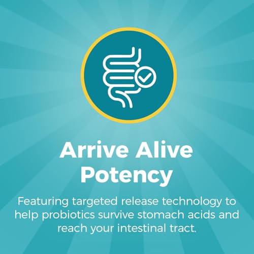 NewRhythm Extra Strength Probiotics 120 Billion CFU - 36 Strains with Prebiotics & Enzymes, Targeted Release