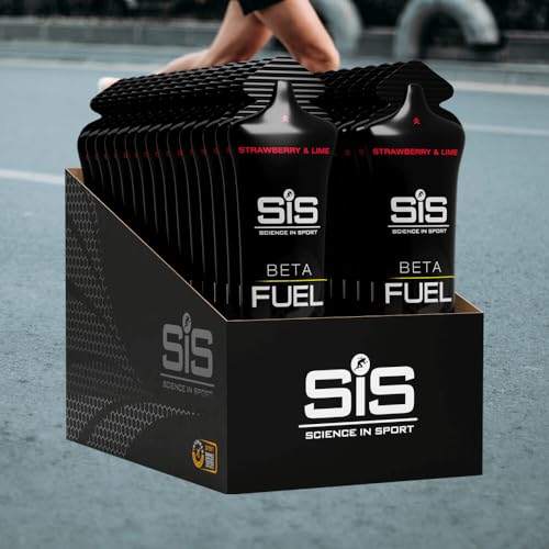 SiS Beta Fuel Energy Gel - Strawberry & Lime (30 Pack x 60ml)