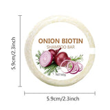 Onion Oil Shampoo Bar with Biotin & Rosemary Extract - Deep Cleansing Hair Growth Soap