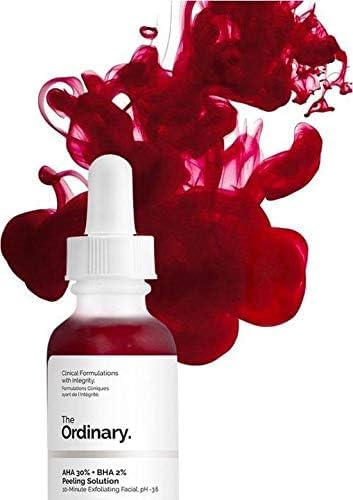 THE ORDINARY AHA 30% + BHA 2% Peeling Solution - Exfoliating Chemical Peel for Face - 30ml
