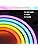 XIYUNTE Neon Rainbow Light - USB or Battery Powered LED Wall Decor for Bedroom, Dorm, Party & Wedding