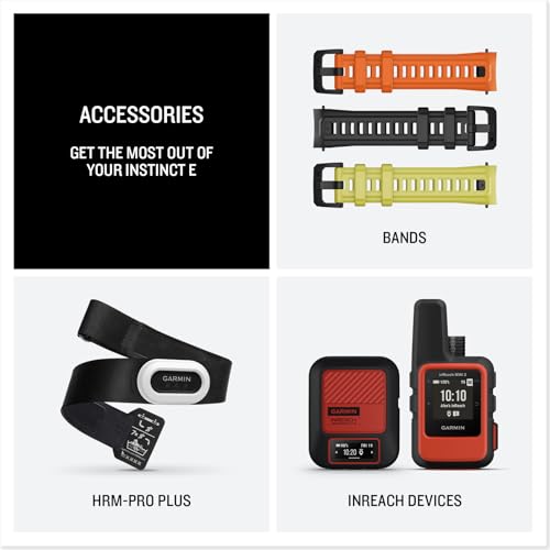 Garmin Instinct E GPS Smartwatch - Durable & Reliable Outdoor Watch