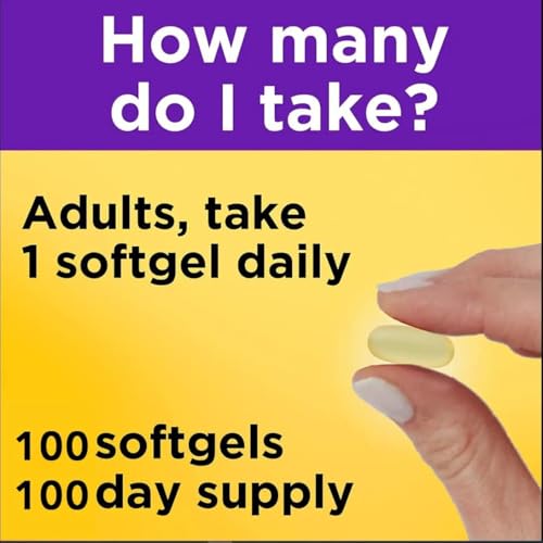 NBL NATURAL Super Omega 3 Fish Oil 1000mg - 360 EPA 240 DHA - Cardiovascular Support - 100 Softgels