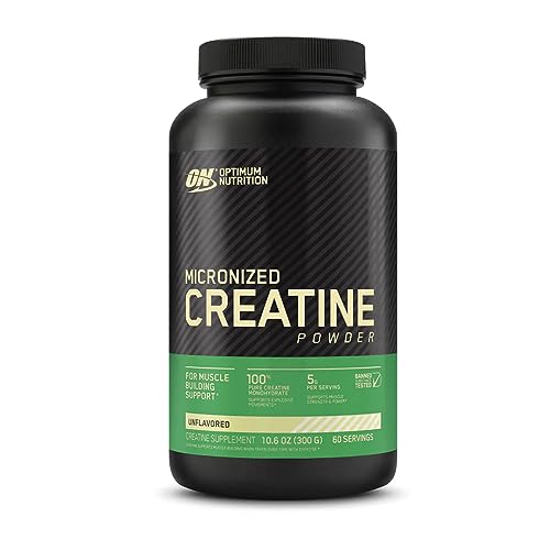 Optimum Nutrition Creatine Powder - 600g | Unflavored | Muscle Strength & Recovery