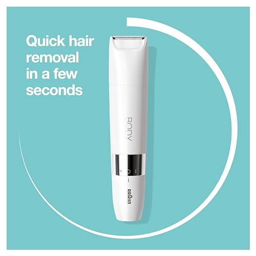 Braun BS1000 Mini Electric Trimmer for Precision Body Hair Removal