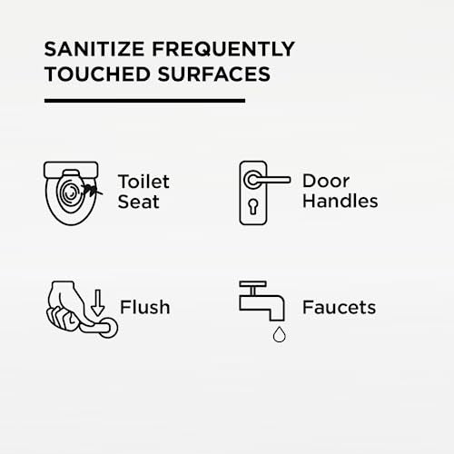 Pee Safe Floral Toilet Seat Sanitizer Spray 75ml - 99.9% Germ Protection, UTI Prevention, Travel Ready
