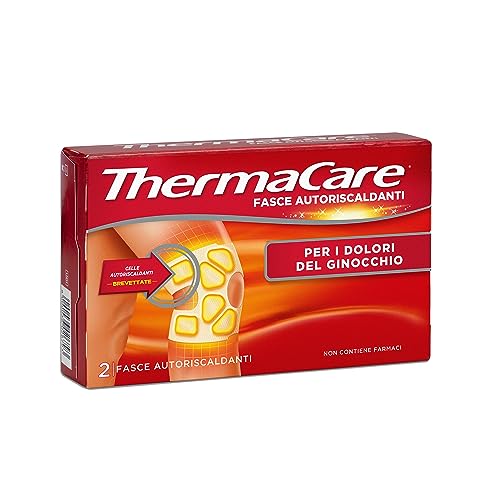 ThermaCare Knee Support Bands with Heat Therapy - 2 Pack for Joint Relief
