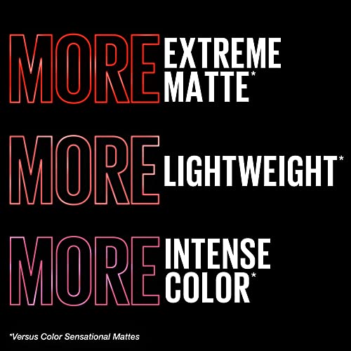 Maybelline New York Matte Lipstick - Intense Colour Sensational Ultimate Colour #199 More Ruby (Red) - 2g