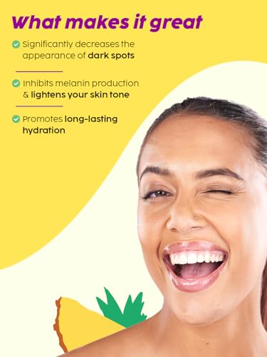 PLIX Pineapple Pigmentation Skincare Regime | Alpha Arbutin Serum & Moisturizer Combo