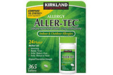 Kirkland Signature Aller-Tec Cetirizine HCl 10mg Tablets - 365 Count