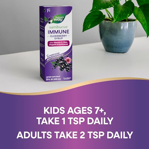 Nature's Way Sambucus Immune - Standardized Elderberry Extract - 8 fl oz (240 ml)