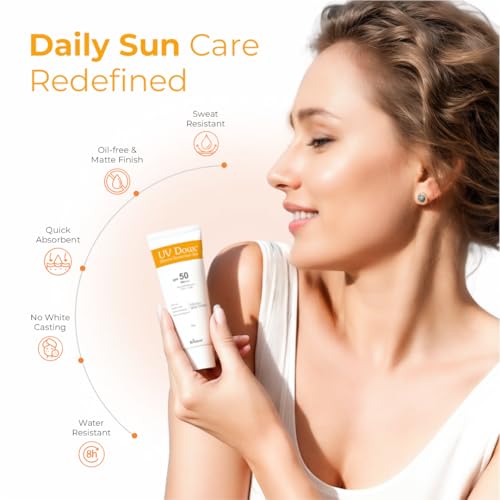 UV Doux Sunscreen Gel SPF 50 PA+++ - Broad Spectrum UVA & UVB Protection - 50g