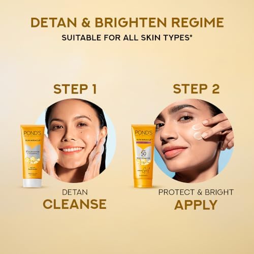 POND's SPF 50 Sunscreen Serum with Niacinamide-C: Fade Dark Spots & Protect