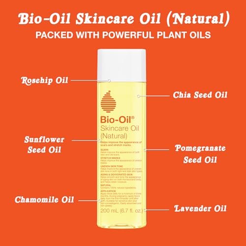 Bio-Oil Natural Skincare Body Oil Serum: Hydrating & Nourishing (6.7 oz)