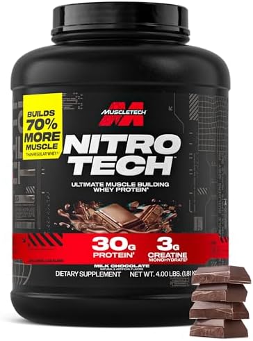 Muscletech nitro tech performance series - milk chocolate - 4 lbs - Package May Vary