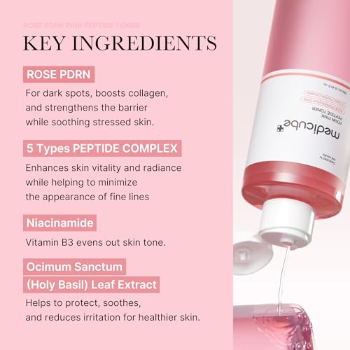 Medicube PDRN Pink Deer Soothing Toner, Lotion & Skincare Set