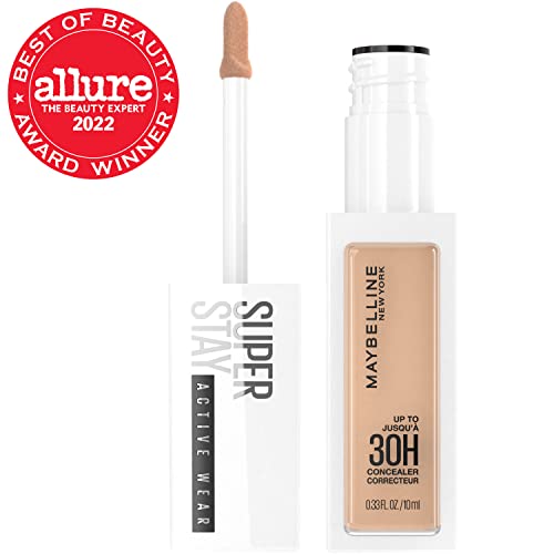 Maybelline Super Stay Liquid Concealer Makeup, Full Coverage Concealer, Up to 30 Hour Wear, Oil-Free 25, 1 Count