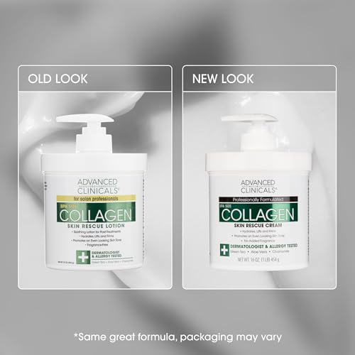 Advanced Clinicals Collagen Moisturizing Lotion (16 oz)