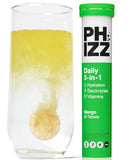 Phizz Electrolytes Hydration Tablets - Mango - 20 Effervescent Tablets with 18 Vitamins & Minerals