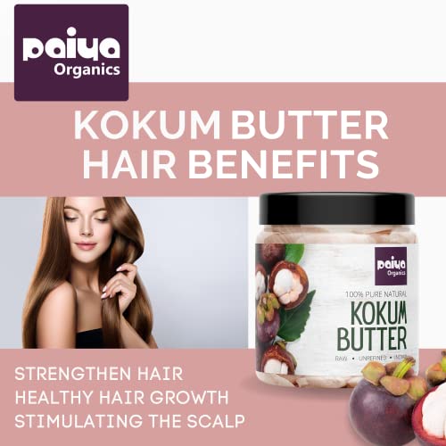 100% Pure Natural Raw Unrefined Kokum Butter - Skin, Hair & DIY Base (100g)