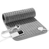 SKY-TOUCH Electric Heating Pad - Back, Neck, Shoulder & Belly Relief (9 Temp Levels, Machine Washable)