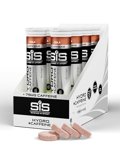 SiS GO Hydro Electrolyte Tablets with Caffeine - Cola (8 x 20 Pack)
