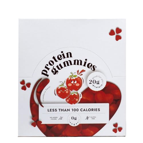 Freelife Protein Gummies Strawberry Flavor 32g Pack of 24 - High Protein Dietary Supplement