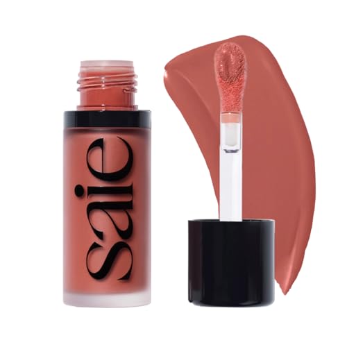 Saie Dew Blush - Cutie Warm Dusty Rose: Blendable Liquid Cheek Flush