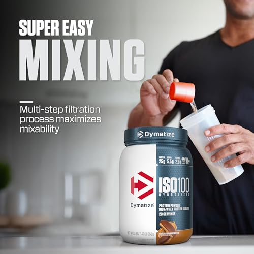 Dymatize ISO 100 Chocolate Peanut Butter Protein Powder - 20 Servings - 650g