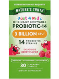 Nature's Truth Probiotic Kids Chewable - Natural Berry - 3 Billion CFU - 30 Count