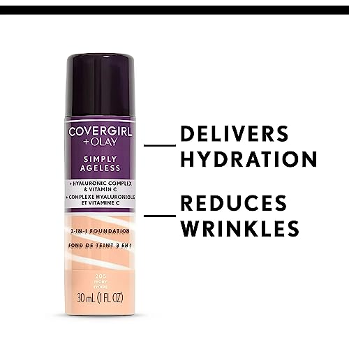 CoverGirl & Olay Simply Ageless 3-in-1 Liquid Foundation: Matte Finish