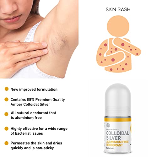 Nature's Greatest Secret Natural Antibacterial Colloidal Silver Deodorant 50ml