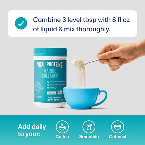 Vital Proteins Marine Collagen Powder, 221g, Unflavoured Fish-Based