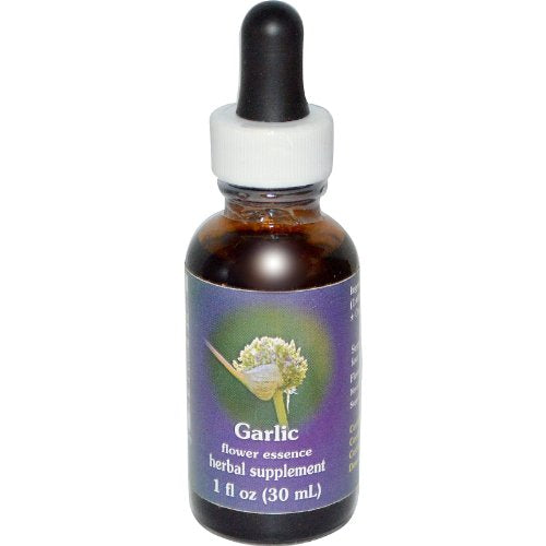 Garlic Flower Essence Dropper - Protective Energy & Vitality Booster, 1 oz