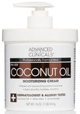Advanced Clinicals Coconut Oil Cream - 16 oz
