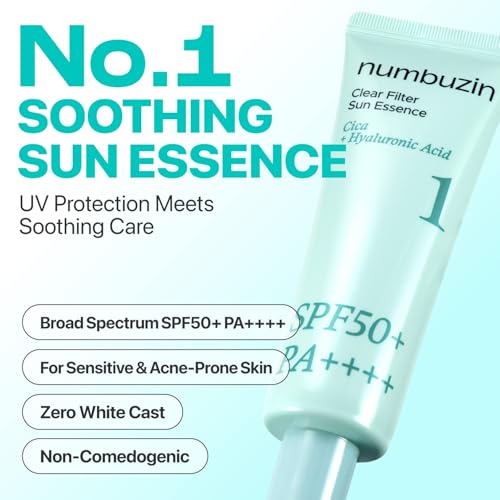 numbuzin No.1 Clear Filter Sun Essence – Lightweight Sun Protection & Skin Brightening Formula