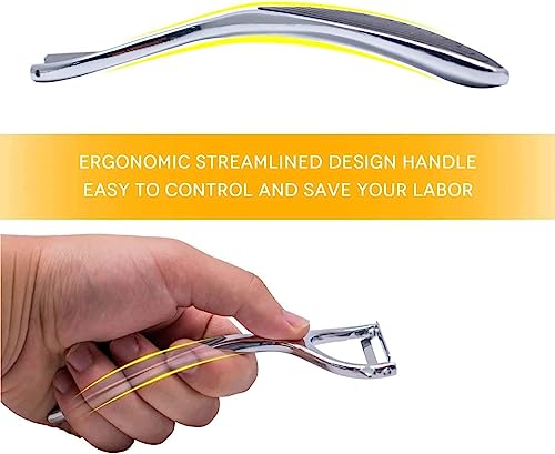 CW Rotary Vegetable & Fruit Peeler - Stainless Steel Blade with Anti-Slip Handle