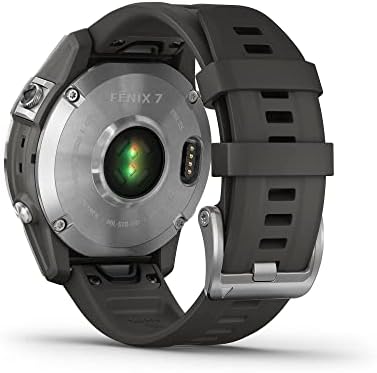 Garmin Fenix 7 Standard Edition Smartwatch - Silver with Graphite Band