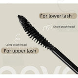 Black Waterproof Volumizing Mascara - Clump-Free & Long Lasting - Sweat Resistant