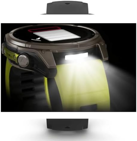 Garmin Fenix 8 Solar Sapphire Titanium Smartwatch - Amp Yellow/Graphite